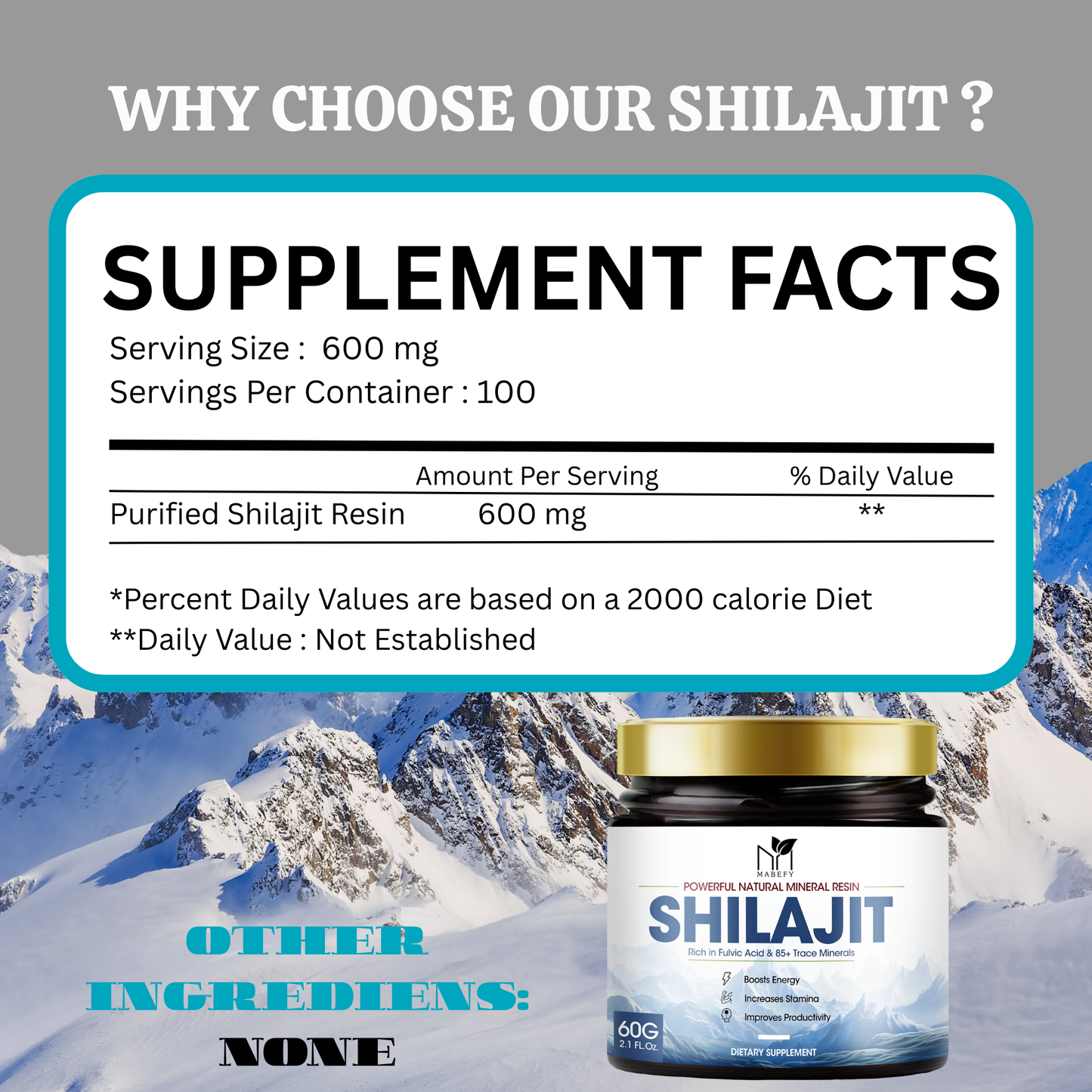 Pure Shilajit Natural Resin Health Supplement